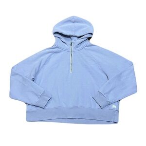 Vuori The ReStore Half Zip Hoodie Sweatshirt in Lavender Mist, Women’s size XXL